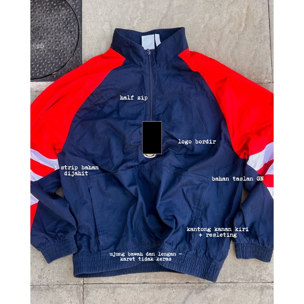 ARSNL RETRO 1991-1993 HALFZIP RETRO JACKET