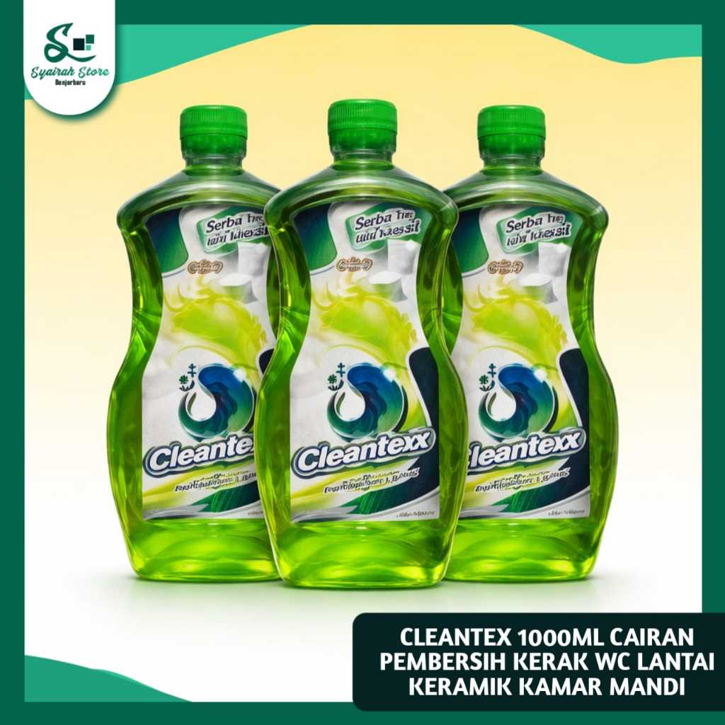 Cleantexs Pembersih Lantai Porcelen 1 Liter / CleanTexs Kemasan 1,5 Liter