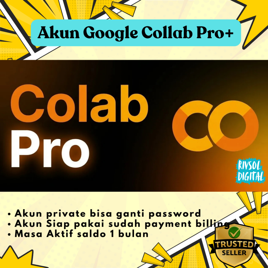 Colab PRO + By Guugle  | Fast Gpu & Big Ram Murah bergaransi