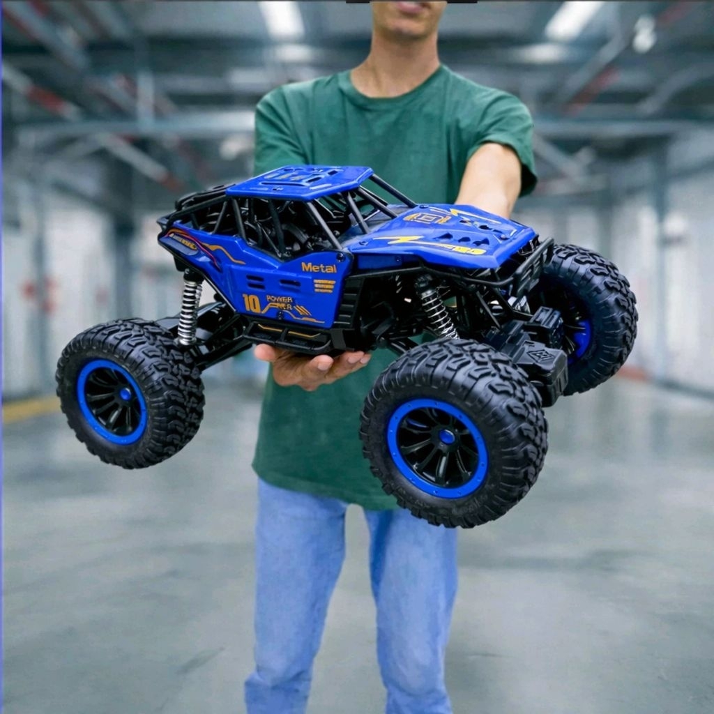 Mobil Rc Offroad 1:20 Body besi metal efek spray batre Charge