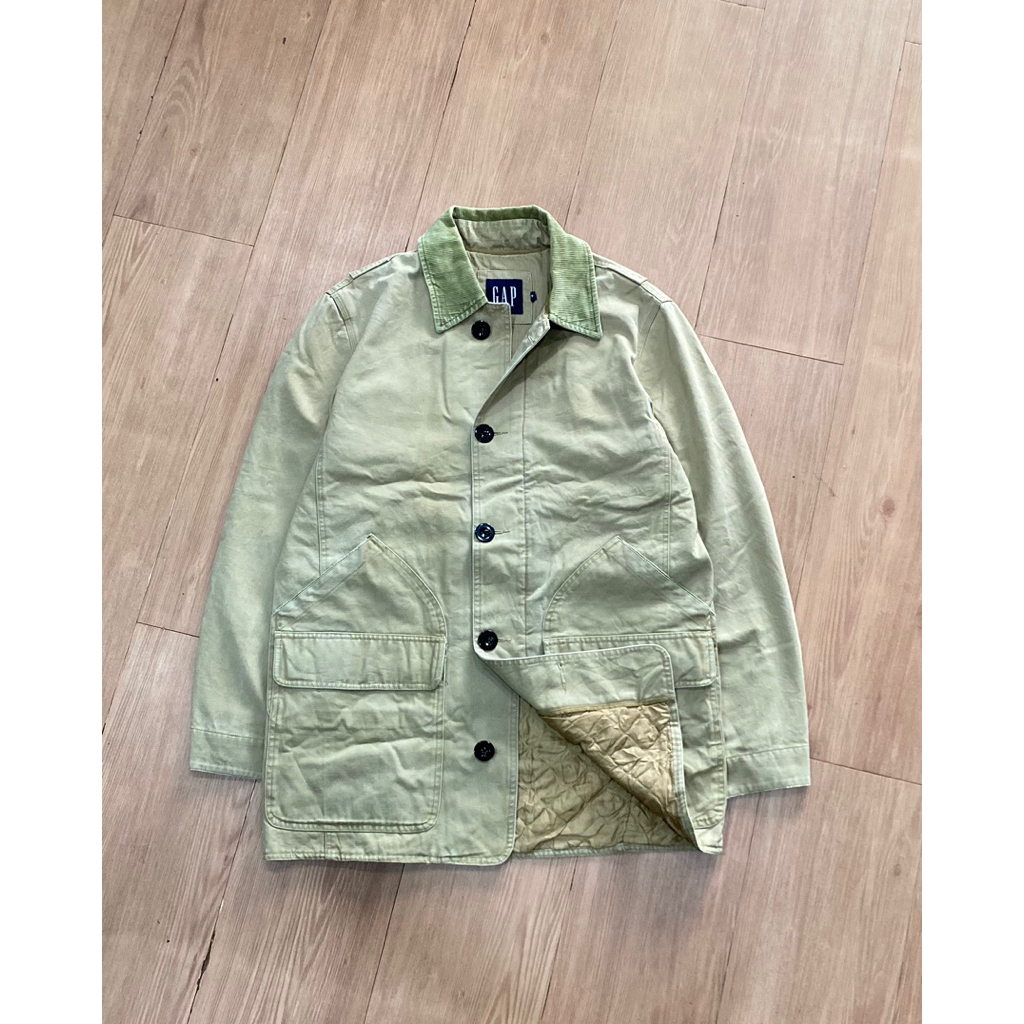 VINTAGE GAP DUCK CANVAS CHORE JACKET WORKWEAR STREETWEAR STYLE