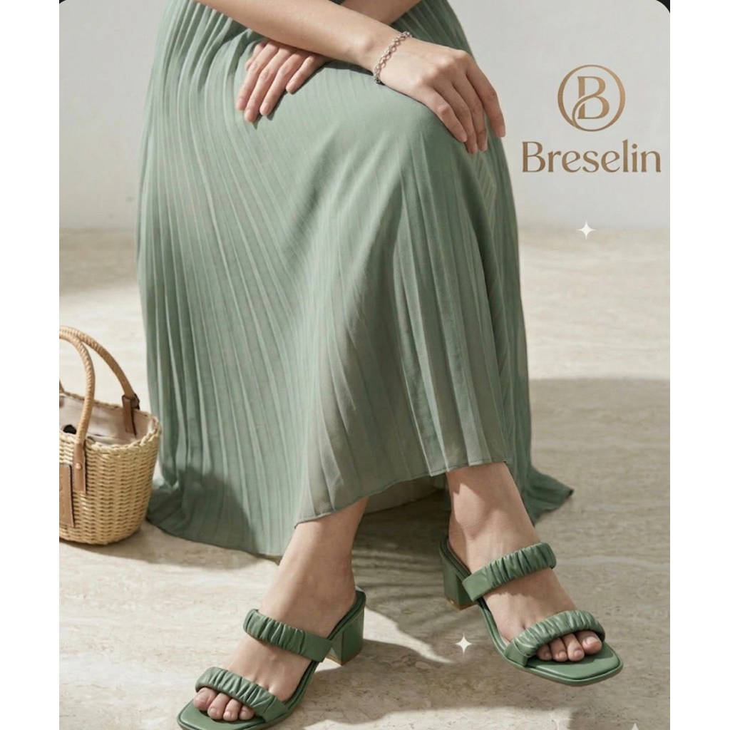 sandal slop import motif bunga hys new