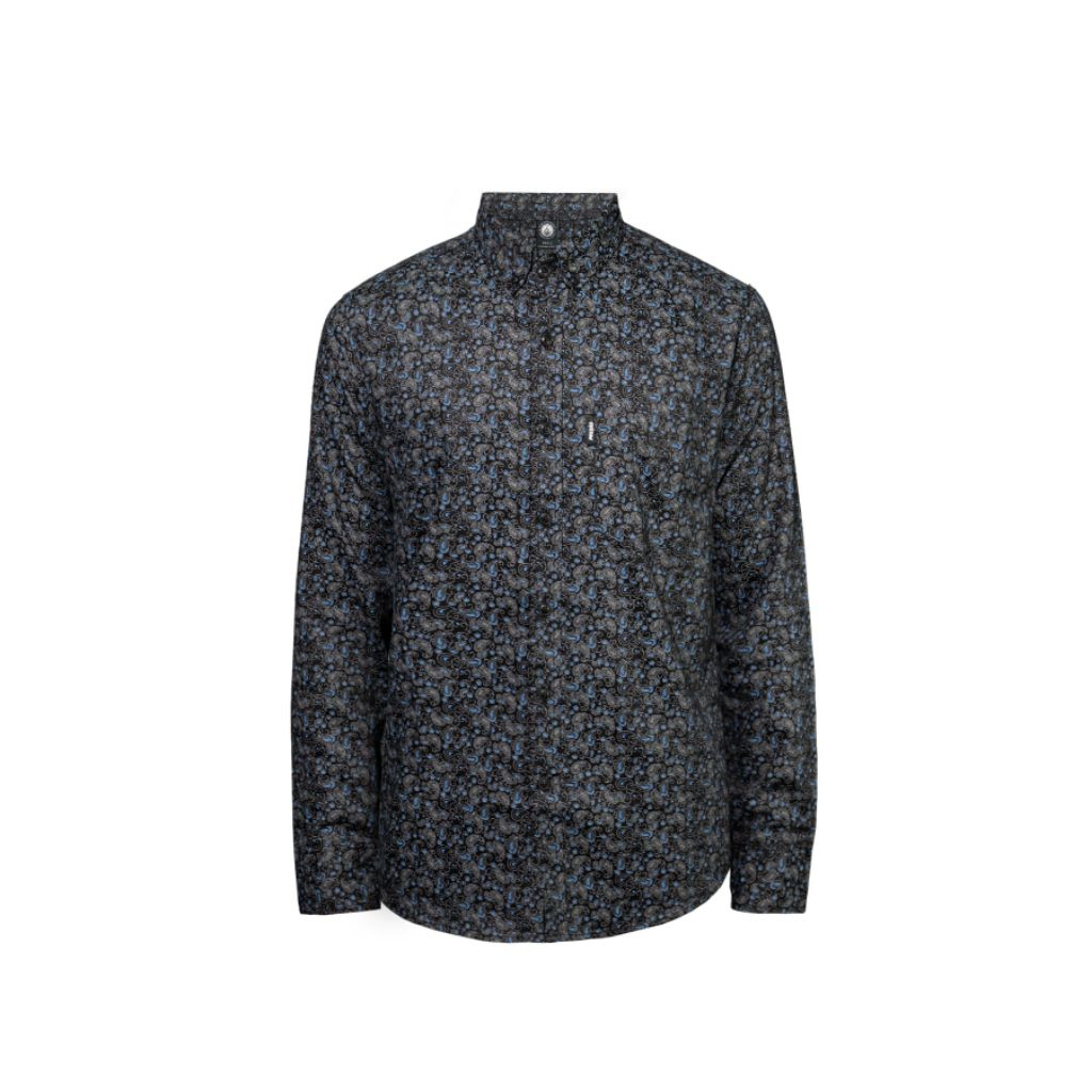 Prung Almiron Kemeja Paisley Pria Baju Batik Formal