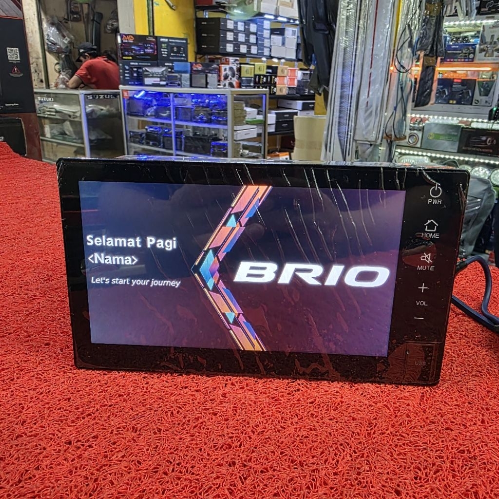 Head Unit Honda BRIO E Satya 2024 SOUNDSTREAM Bluetooth USB Radio Orisinil