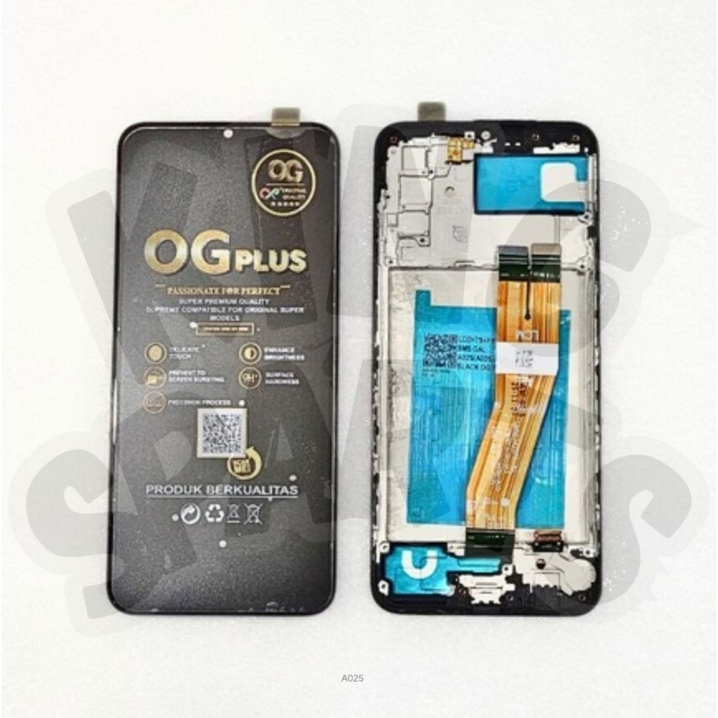 LCD TOUCHSCREEN SAMSUNG GALAXY A02S A025 OG PLUS FRAME