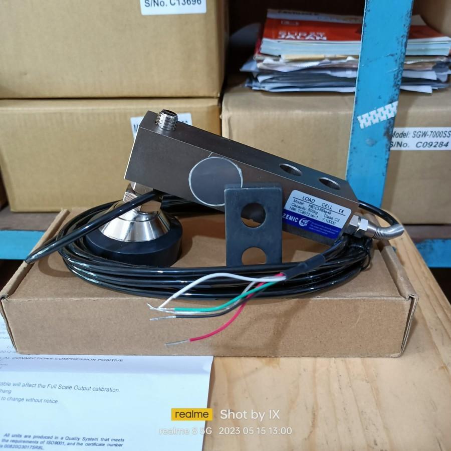 Load cell zemic H8c -c3- 500kg loadcell shear beam 500 kg