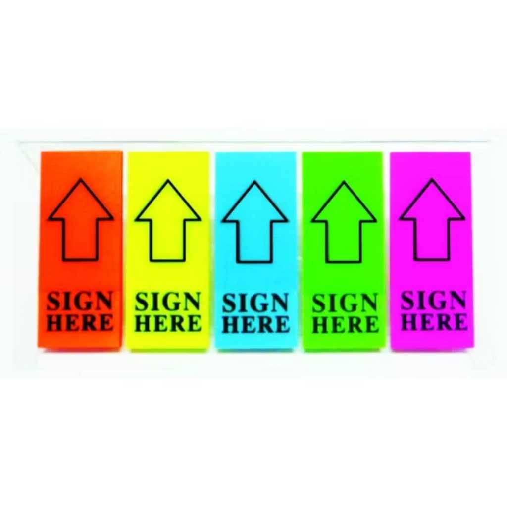Pronto Stick notes Film Arrow Sign Here