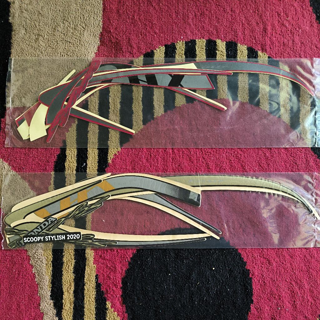 Striping/Lis Body Honda Scoopy Stylish 2020/2021 – Stiker Body Scoopy 1 Set Lengkap