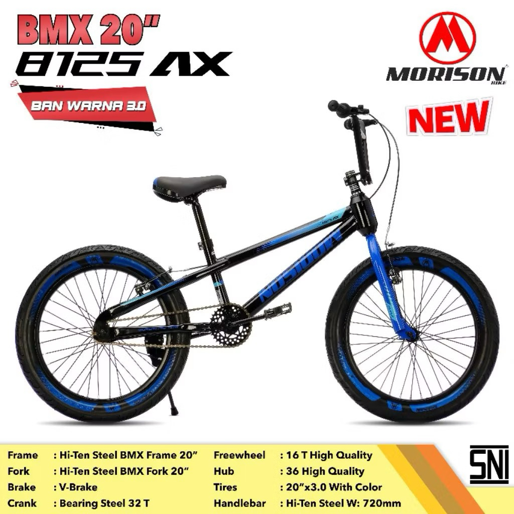 Sepeda Anak Laki BMX Morison 20 inch Ban Besar 20-3.0 Ban Jumbo