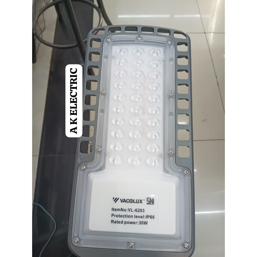 PJU LED LISTRIK VACOLUX 30WATT VL-6203