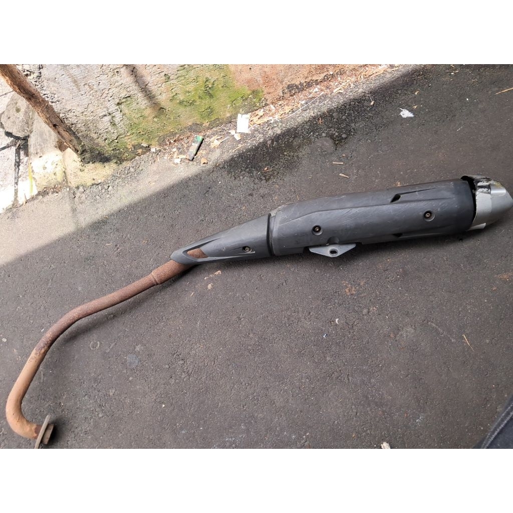 Knalpot mx King 150 jupiter mx King original ori copotan standar fullsystem fullset tinggal pasang a