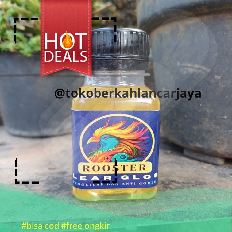 (OLES) 50 ML CLEAR GLOSS CAIRAN PELAPIS CAT ANTI GORES DAN MENAMBAH GLOSSY LOGAM
