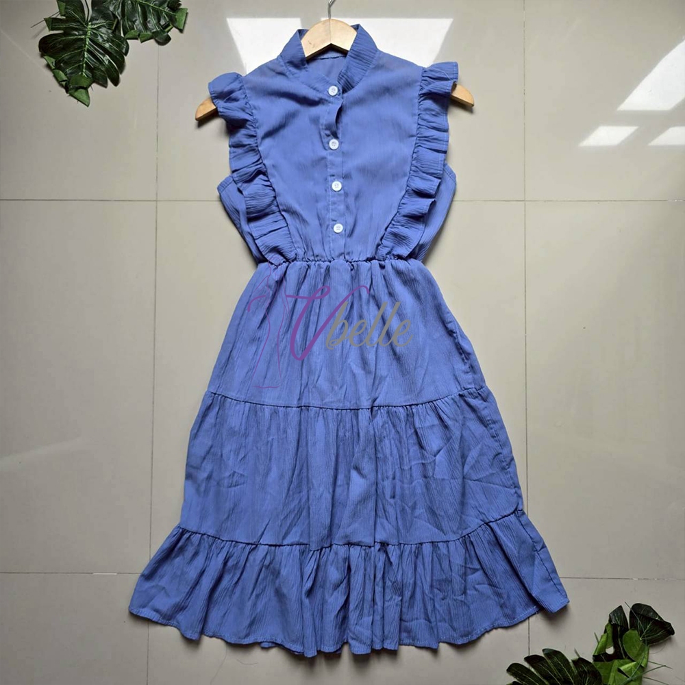 Veva ruffle tiered midi dress BKK