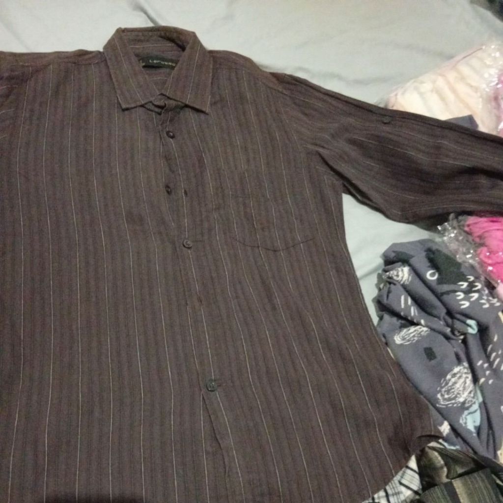PRELOVED KEMEJA ANAK REMAJA LARUSSO/LR2/SCOTCH
