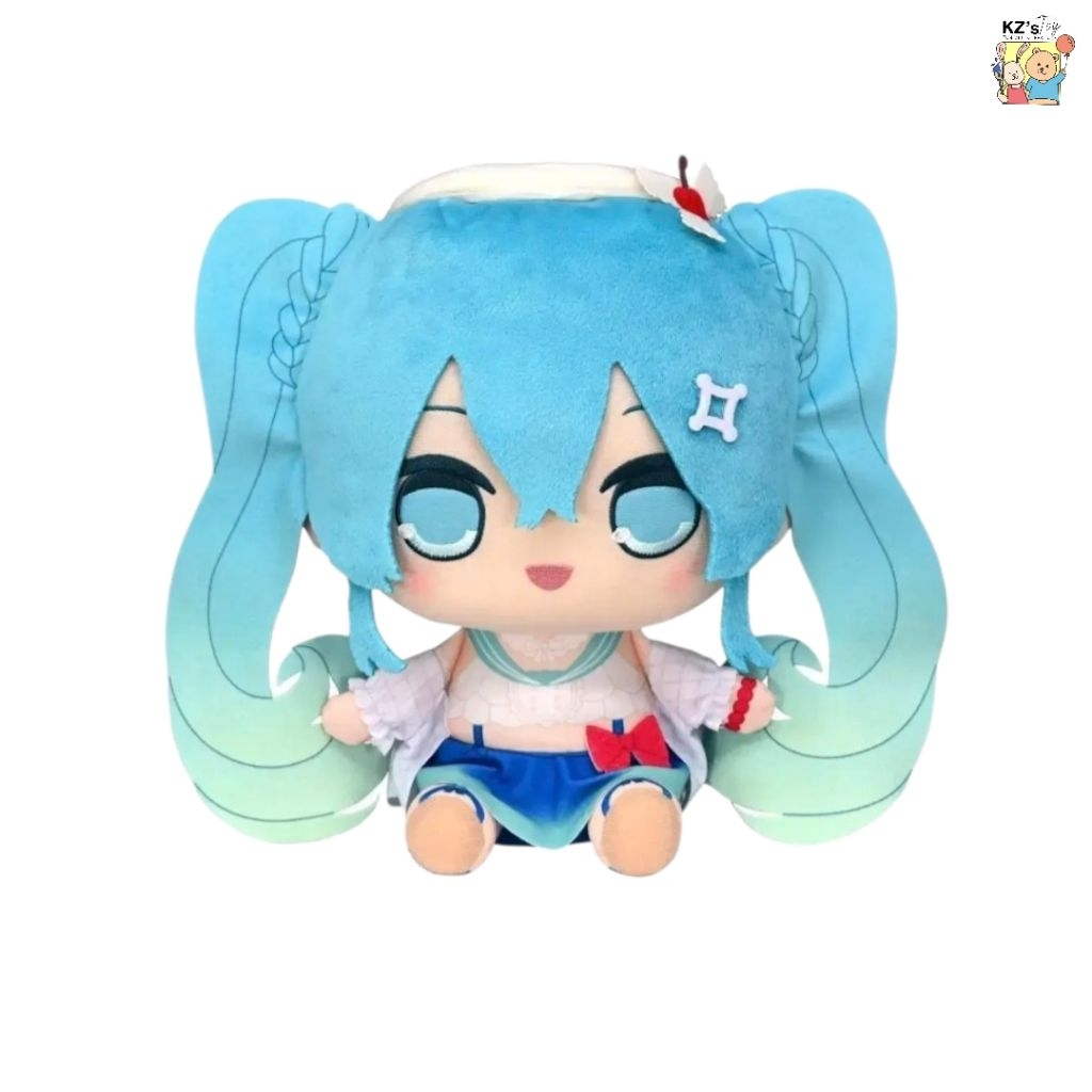 Boneka Hatsune Miku Plush Doll Anime Kawaii Cute Soft Toy Miku Doll Boneka Anime Lucu