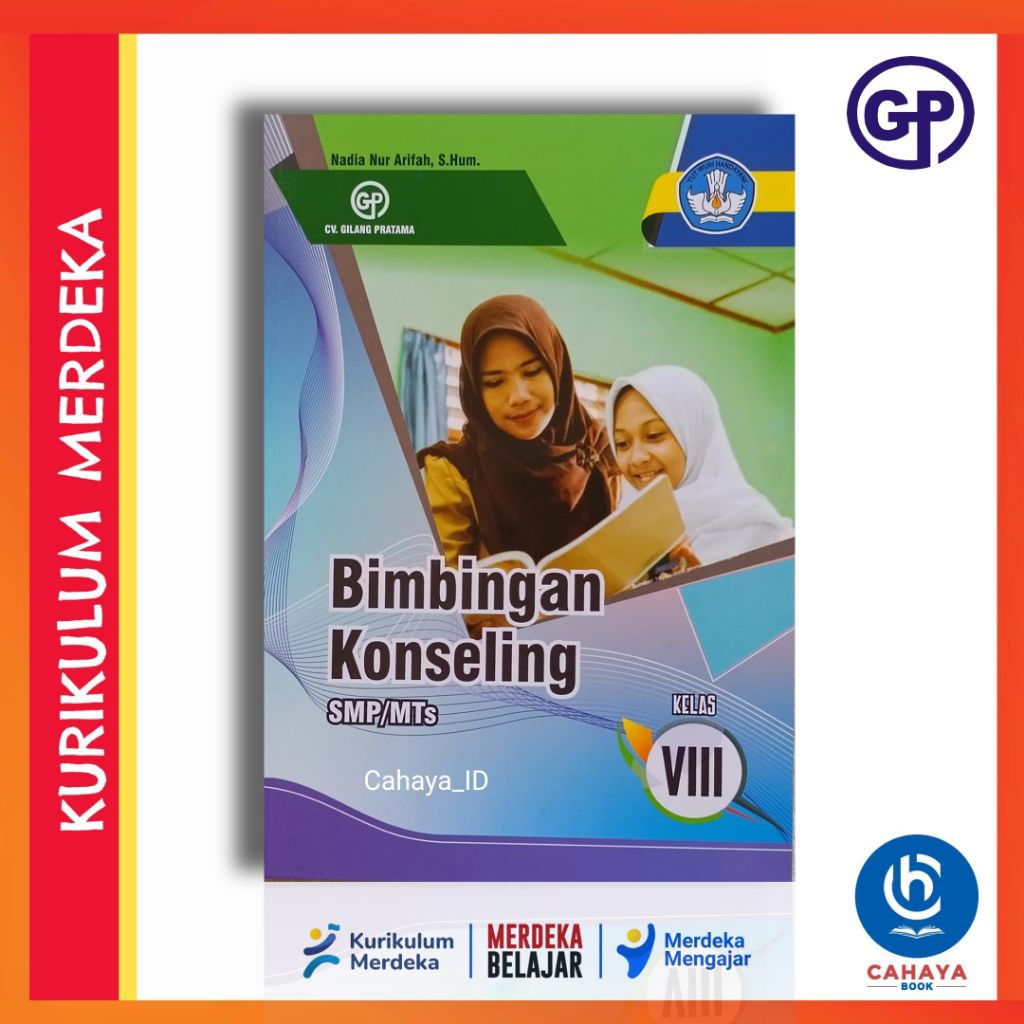 Penerbit GP - Buku Bimbingan Konseling (BK) SMP/MTs Kelas 8 Kurikulum Merdeka
