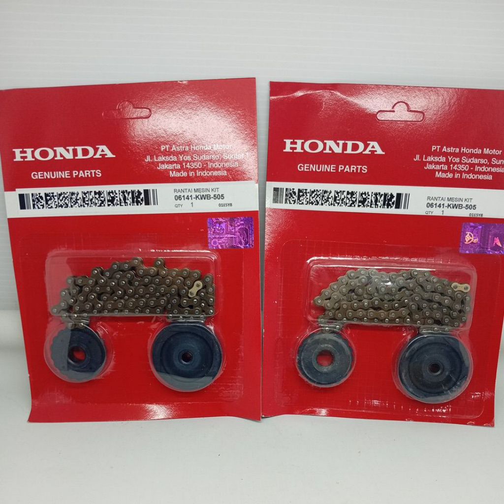 RANTAI MESIN KETENG HONDA KWB REVO ABSOLUTE - SENTRIK HONDA REVO - KETENG SET REVO ABSOLUTE HONDA
