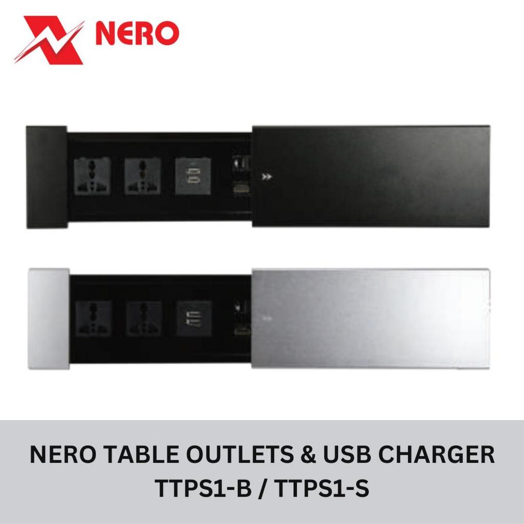 NERO STOP KONTAK MEJA - NERO TABLE TOP POWER SOCKET