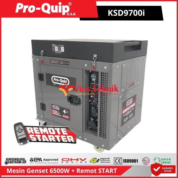 PROQUIP KSD9700i Mesin Genset Silent 6500W Generator Set WIRELESS KSD 9700