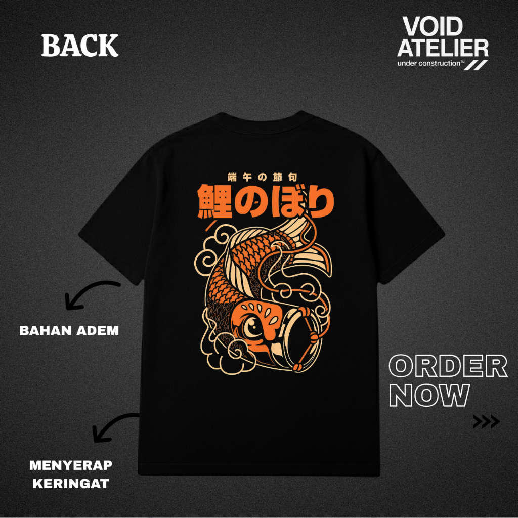 Kaos Eksklusif | Japanese Fish" Art | Void Atelier
