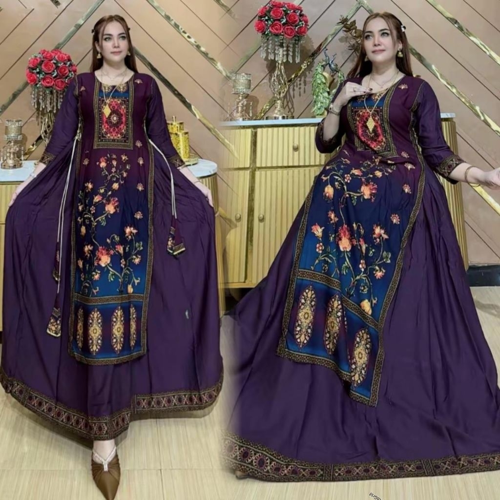 gamis hindi anjeli lidah terviral