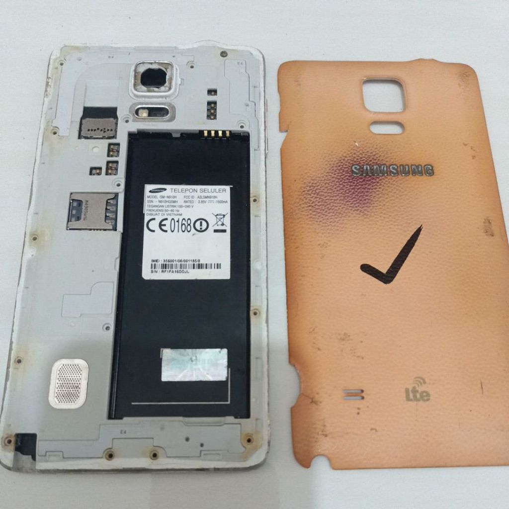 Mesin Hp Samsung Note 4 Mesin Mati jual Gembling saja