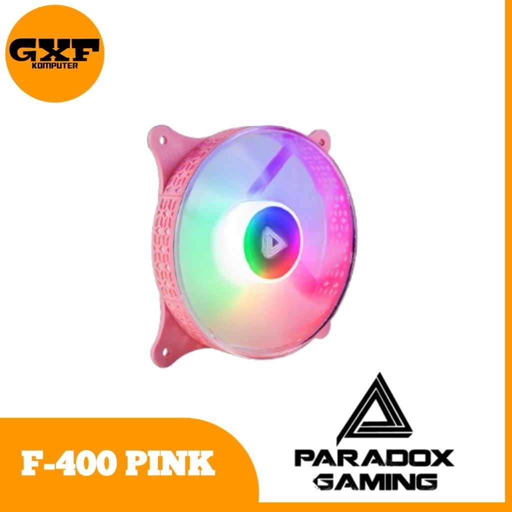 PARADOX GAMING HYPERSONIC F-400 PINK RAINBOW LED