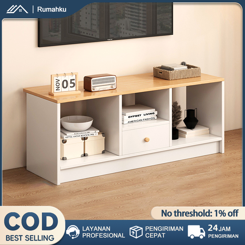 COD Meja TV  Minimalis  Lemari TV  Kayu Rak TV Kabinet Tv Bufet Tv Minimalis Kayu Sederhana untuk Ap
