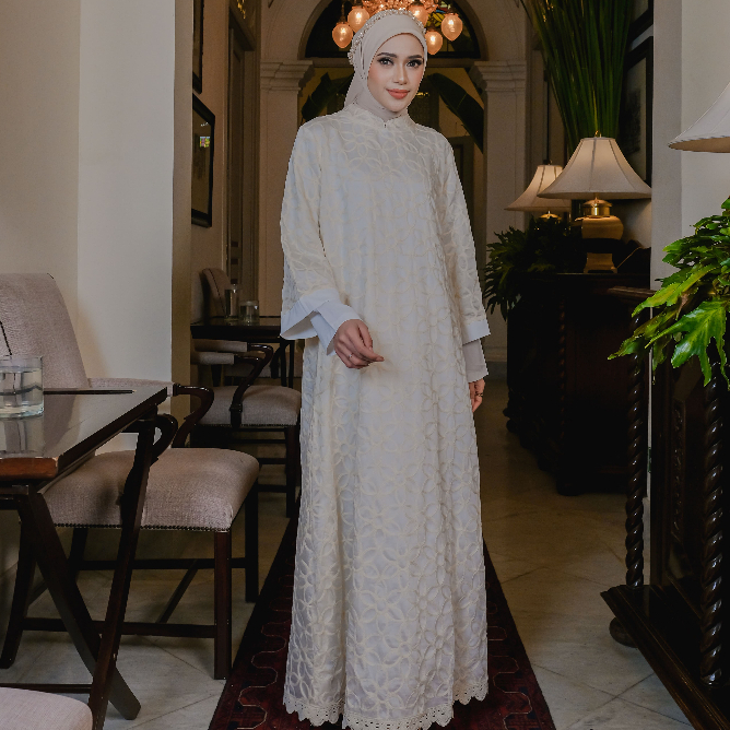 Mayang Collection - Amarylis Dress Gamis Tencel Bordir G03562