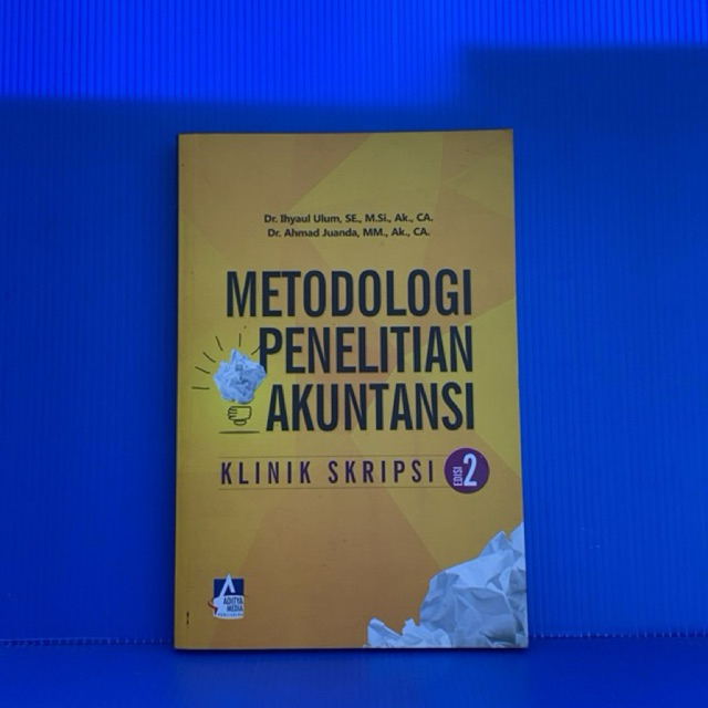 Buku metodologi penelitian akuntansi (second)