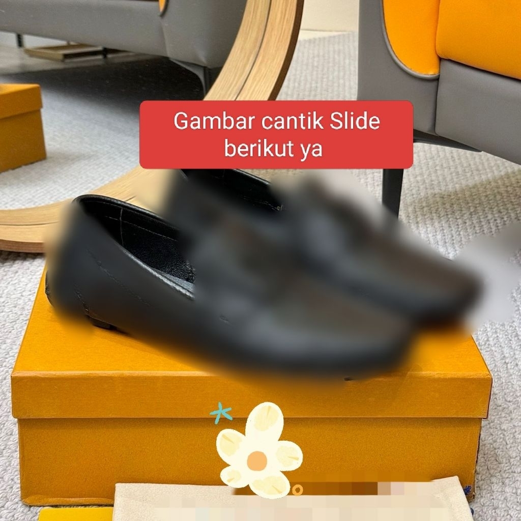 LOAFER SEPATU LOAFER PRIA HITAM KULIT EMBOS ELVI 8865 MIRROR