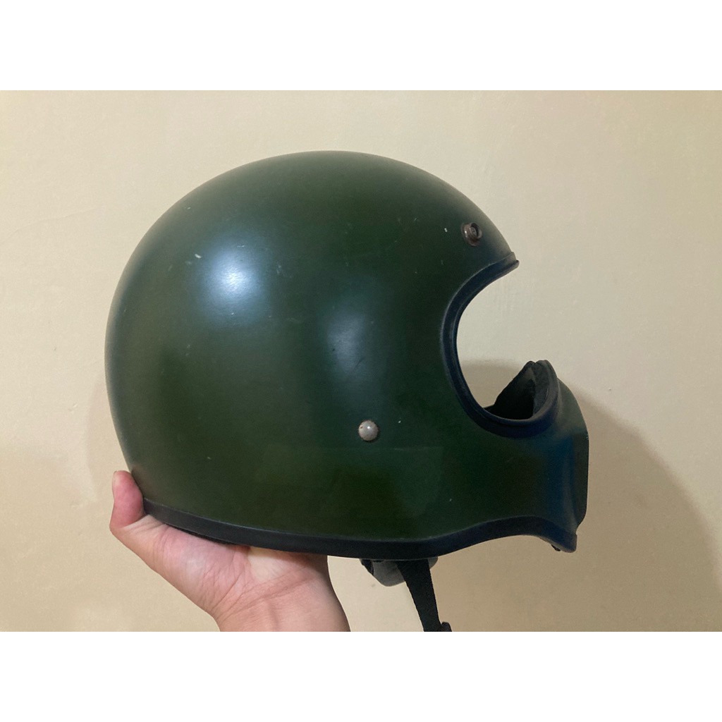 HELM CAKIL HBC HIJAU ARMY ORIGINAL SECOND