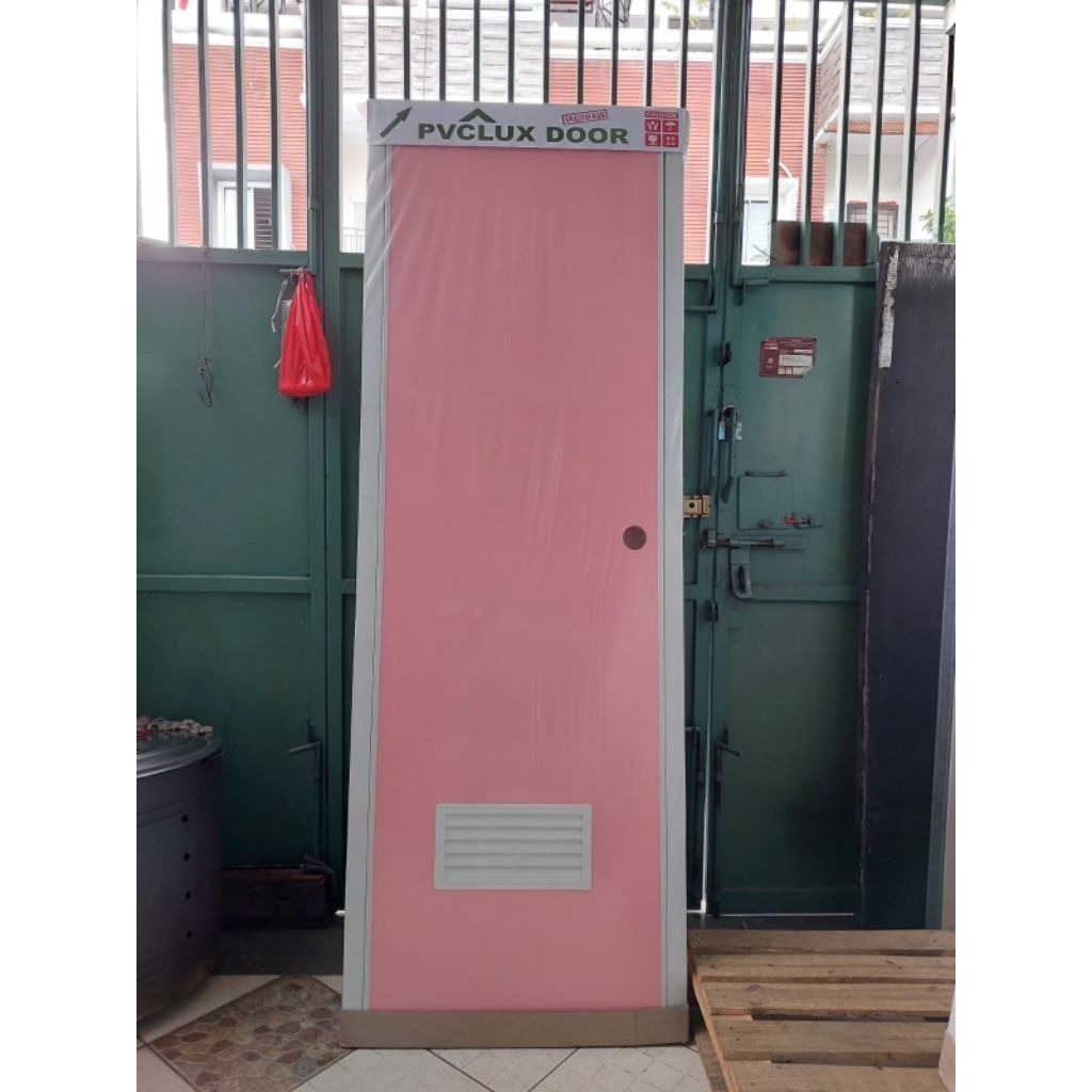 PINTU KAMAR MANDI PVC TEBAL" PVC LUX " BERIKUT KUSEN