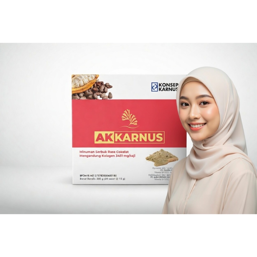 ALGA KIREI KOLAGEN (AK karnus) Nutrisi Minuman Kolagen Halal