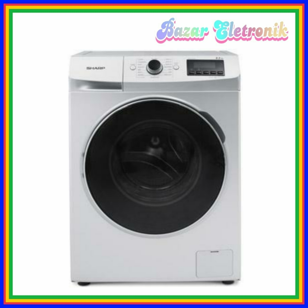 MESIN CUCI SHARP ESFL1083 / MESIN CUCI SHARP FRONT LOADING / MESIN CUCI SHARP 8 KG / MESIN CUCI