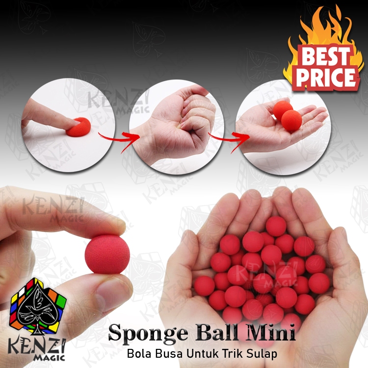 Alat Sulap Sponge Ball Mini 2,5 cm Sulap Close Up