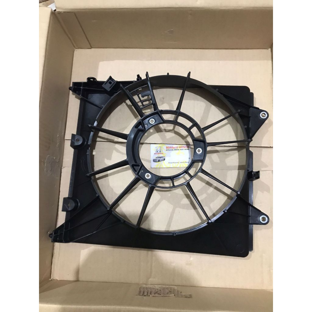 RUMAH KIPAS MOTOR SHROUD FAN RADIATOR DEPAN PENUMPANG BRIO SATYA CVT JAZZ GE8 CITY GM2 VTEC FREED GB