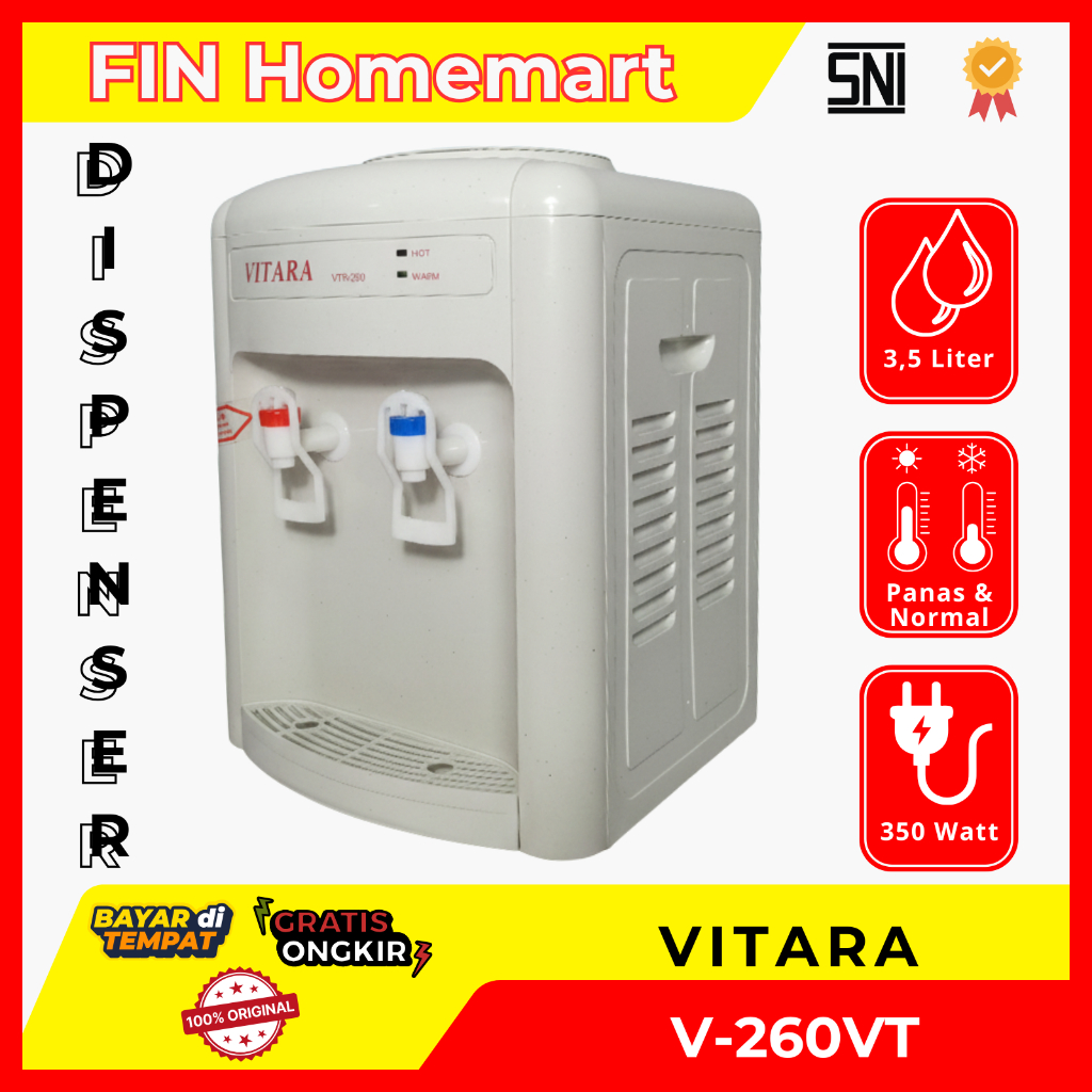 Dispenser Galon Atas Dispenser Galon Air Panas Vitara VTR 260