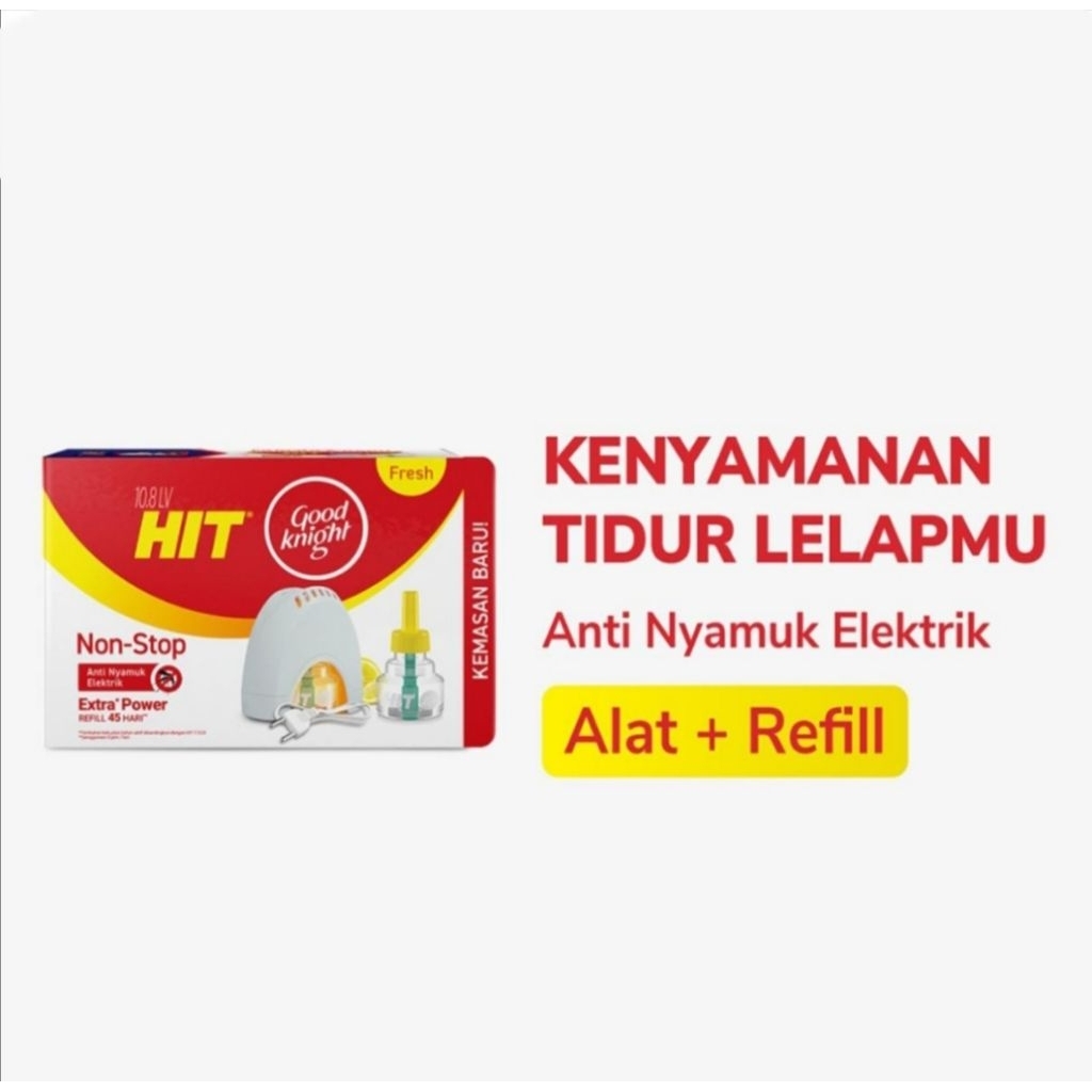 Hit Anti Nyamuk Elektrik (Alat + Refill)