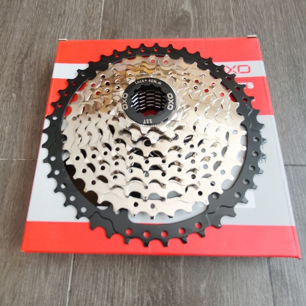 Sprocket OXO 8 Speed Cassete / Slop 11-42T Chrom