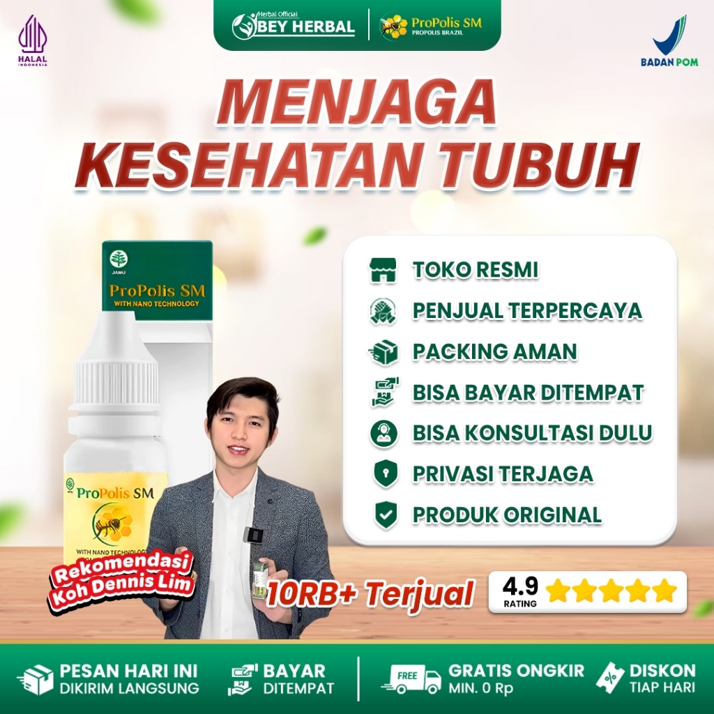 PROPOLIS SM Obat Oles Kista Epidermoid