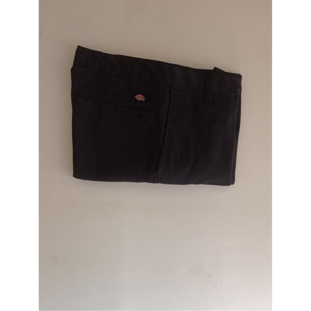 Celana Dickies Cargo Regular Straight Black Hitam Size 30×30 Second Brand Dickies