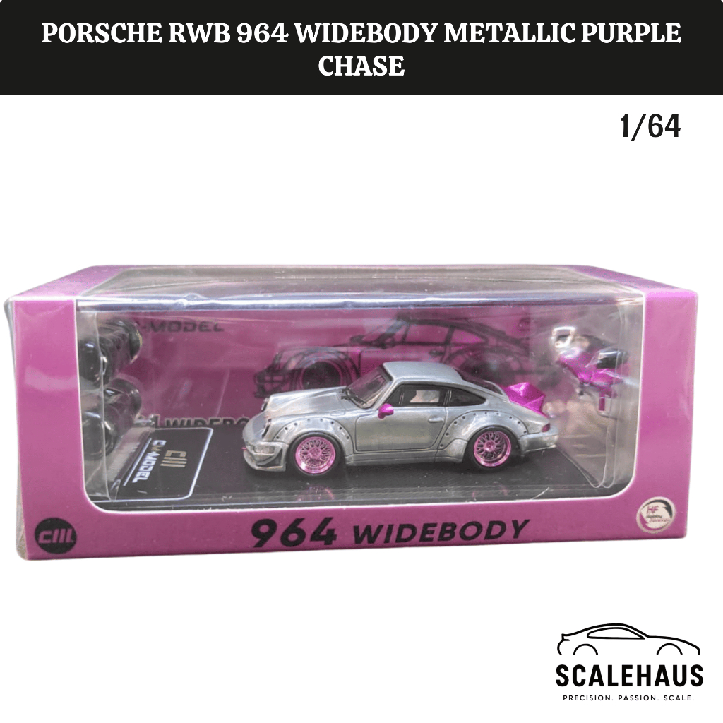 CM Model Porsche RWB 964 Widebody Metallic Purple CHASE