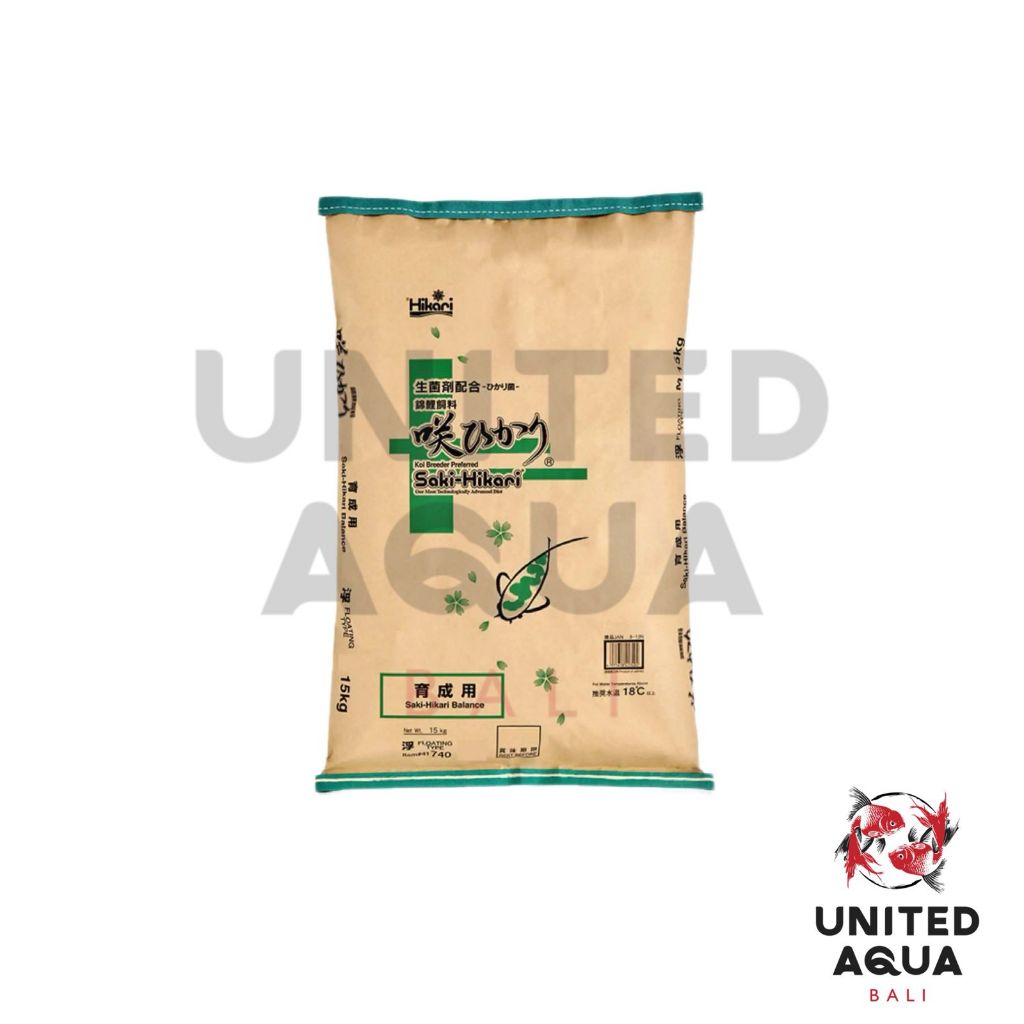 Pakan Ikan Koi SAKI HIKARI BALANCE 15kg - Floating