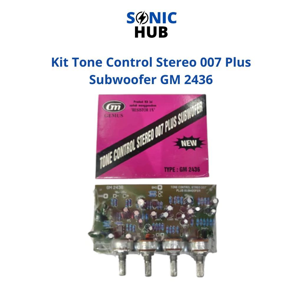 Kit Tone Control Stereo 007 Plus Subwoofer GM 2436