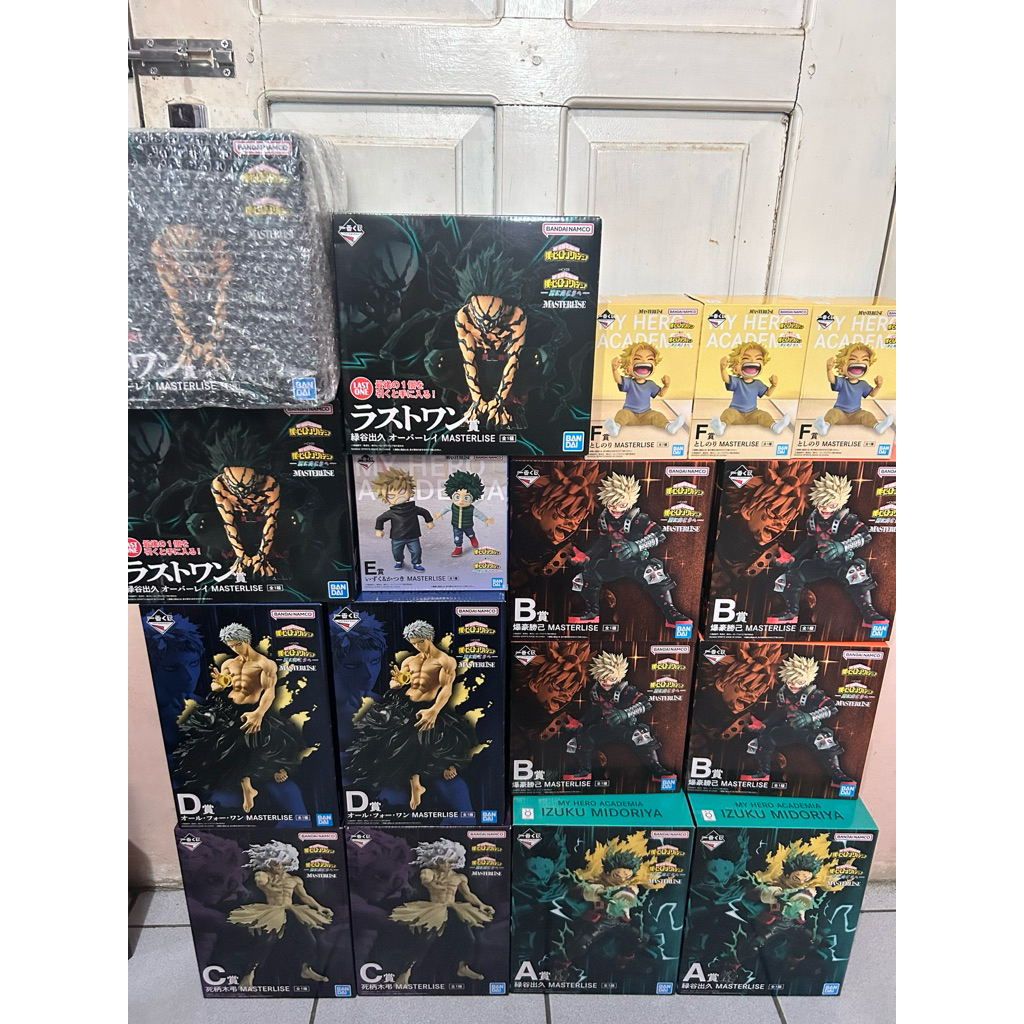 Ichiban Kuji Masterlise My Hero Academia - Go Beyond  - Deku / Midoriya / Bakugo / Shigaraki / All f