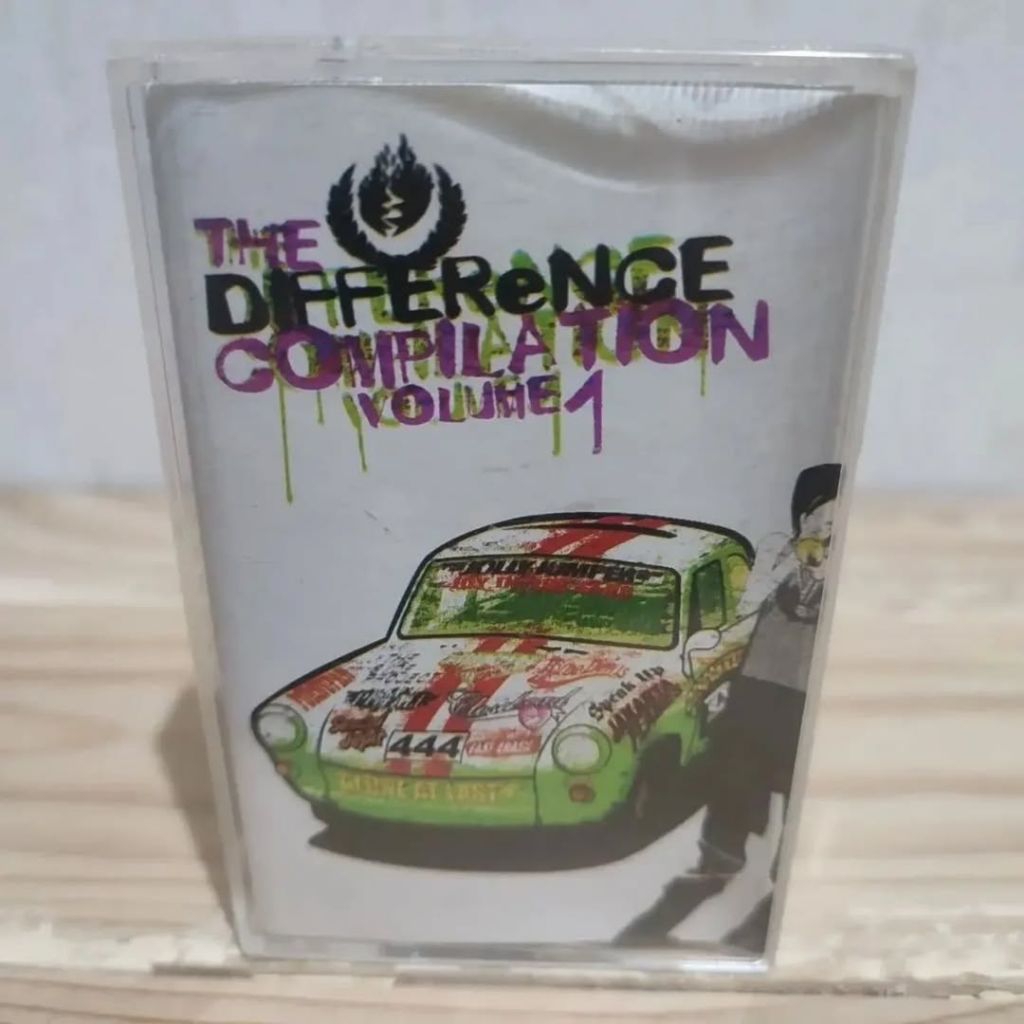 Kaset Kompilasi Punk HC Emo THE DIFFERENCE COMPILATION (Closehead, Alone At Last, Disconnected, Send