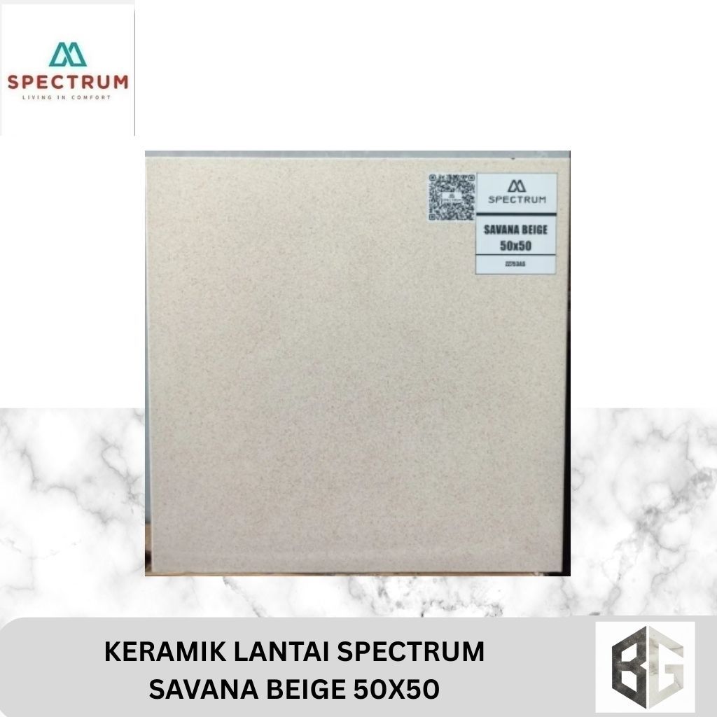 KERAMIK LANTAI SPECTRUM Savana Beige 50x50