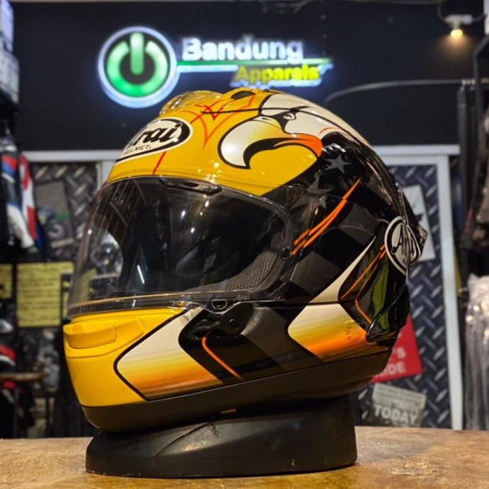 2ND Full Face Arai RX7X American Eagle Kenny Robert size M Second Arai Preloved