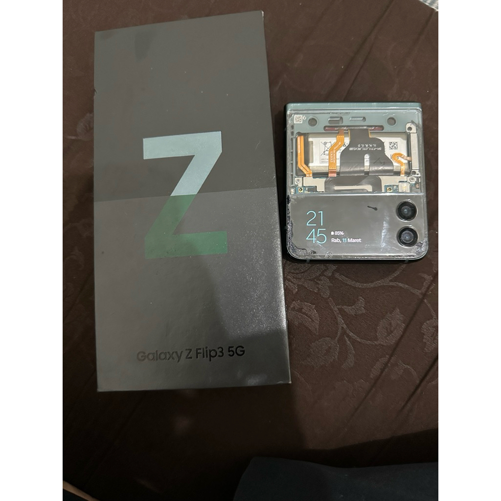 samsung z flip 3 minus lcd udh blenk item